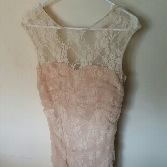 Beautiful Blush Colored Bridesmaid Dress