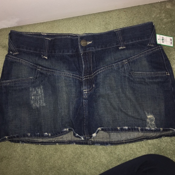 Blue jean skirt
