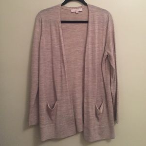 Beige LOFT Cardigan