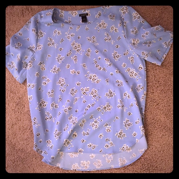 Blue tunic style top
