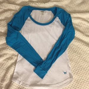 Victoria's Secret-Pink baseball tee