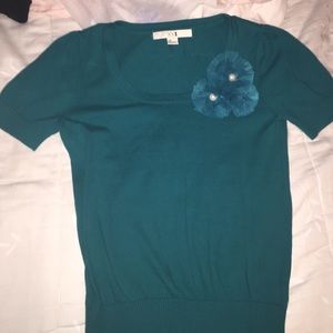 Vintage emerald green top