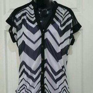Chevron blouse