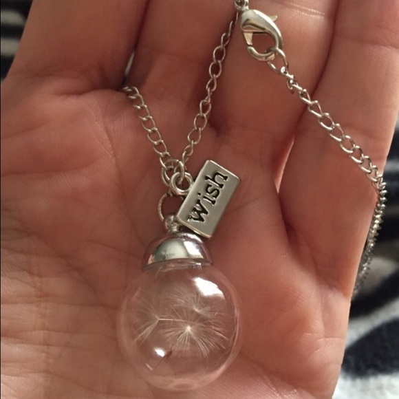 Dandelion Seed "Wish" Necklace - Picture 4 of 4