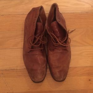 Vtg leather lace up ankle boots 8