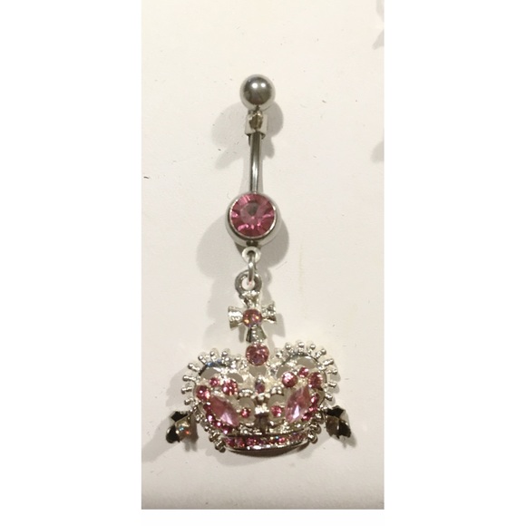 🔑🎀Crown Bellybutton Ring 🔑🎀
