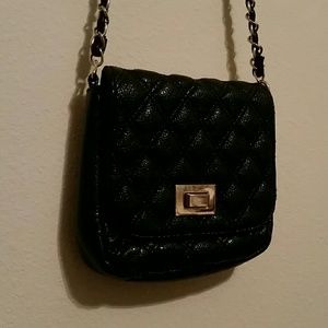 Black and gold ALDO purse