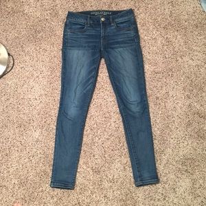 medium wash American Eagle jeans