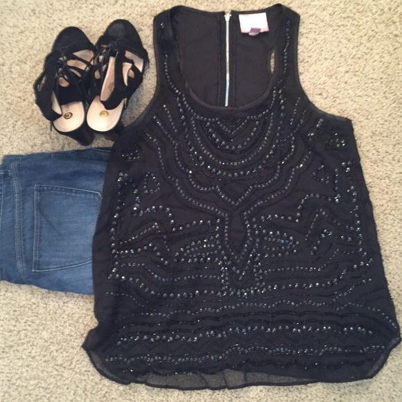 Black Romeo and Juliet Couture tank top