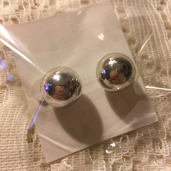 Silver Double Sided Earrings - Picture 3 of 3