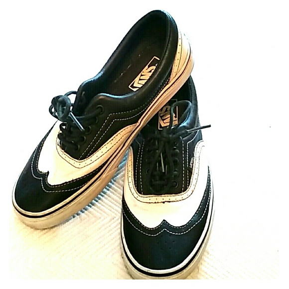 Leather Era Wingtip Vans, RARE