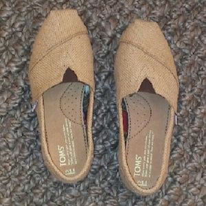 TOMS Burlap classics NWOT