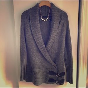 Grey tunic sweater