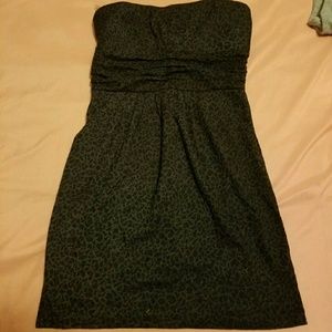 Black Leopard  dress