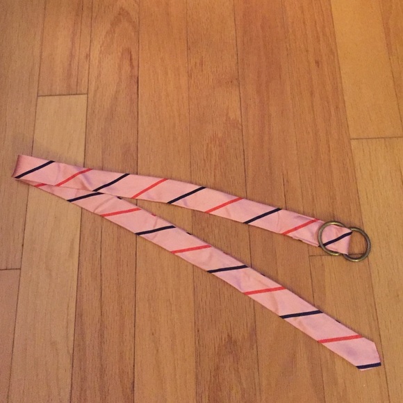 J. Crew silk tie belt