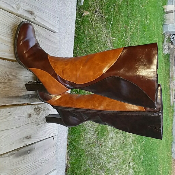Heeled Calf High Boots