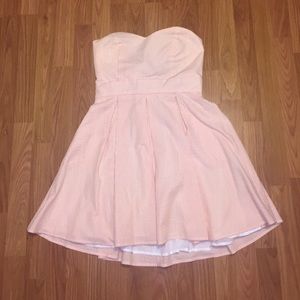 NWOT❗️The Corbin Dress - Orange & White Seersucker