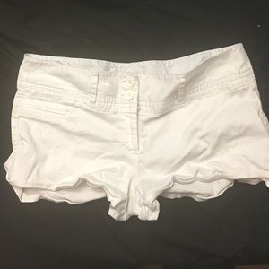 F21 white shorts