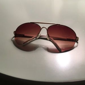 Steve Madden White Aviators