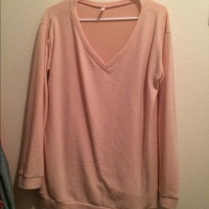 Pinkblush maternity pink sweater