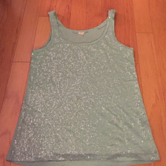 J. Crew sparkly tank