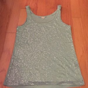 J. Crew sparkly tank