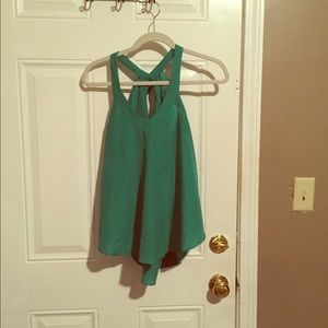 BCBGeneration green tank with open back size xxs