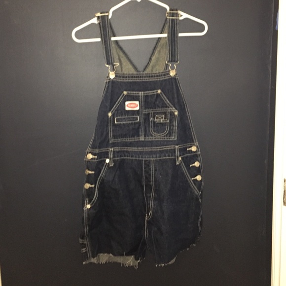 Vtg Revolt short overalls