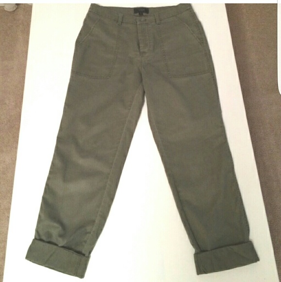 J. Crew Boyfriend Khaki in Olive