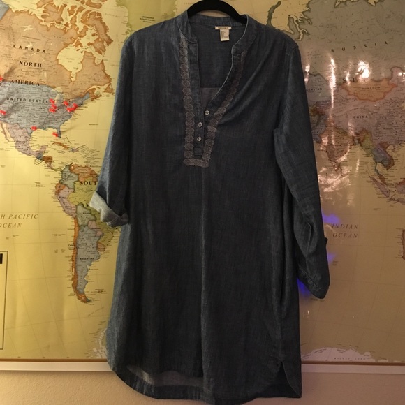 Denim tunic