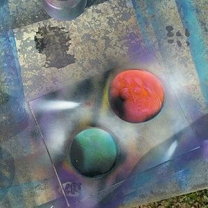 Spray paint art
