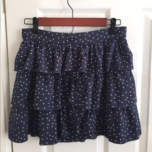 Cute polka dot miniskirt