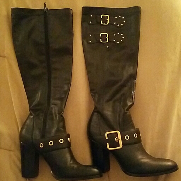 Heeled Black Boots