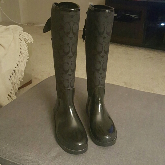 Like New Coach Rain Boots