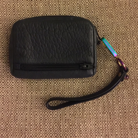 Alexander Wang Iridescent Fumo Wristlet