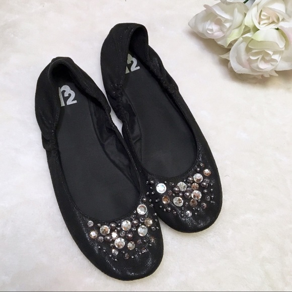 🎉 Rhinestone Flats Shoes