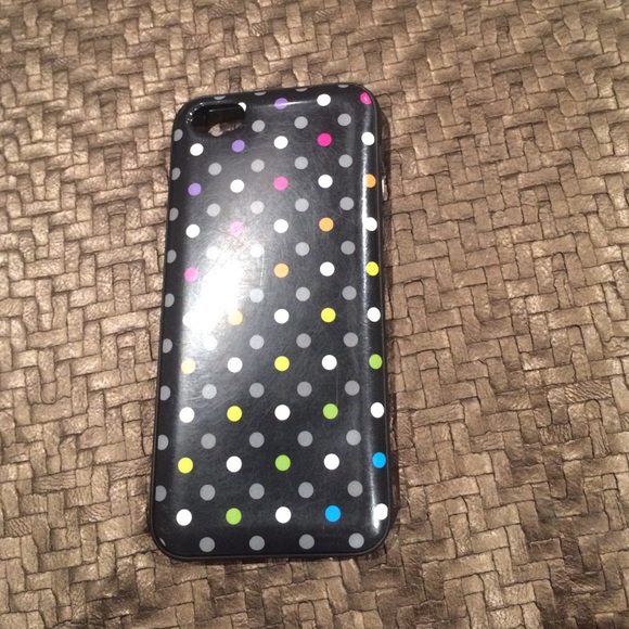 Polka dotted iPhone 5c phone case