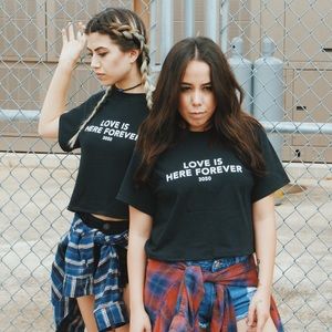 Love is Here Forever tshirt