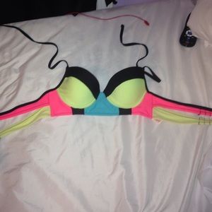 Target Colorblock Push Up Bikini top