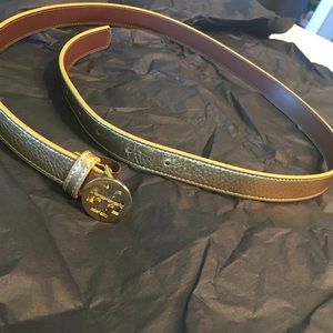 Tory Burch Gold Belt