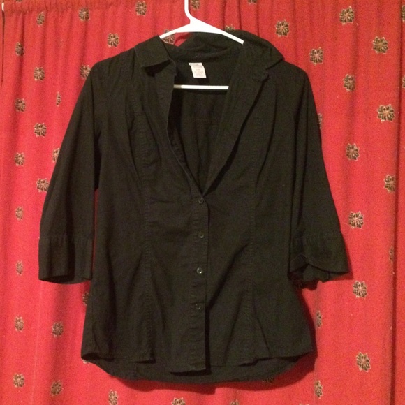 Black dress shirt