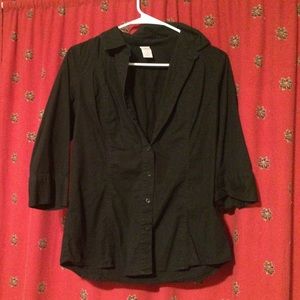 Black dress shirt