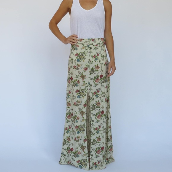 For love & Lemons High Waisted Maxi Skirt