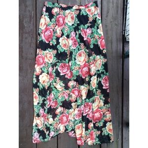 Forever 21 Floral Maxi Skirt