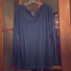 AE Teal Light Layering Shirt