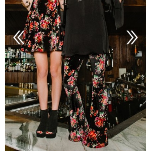 Velvet Floral Bam Bam Bells