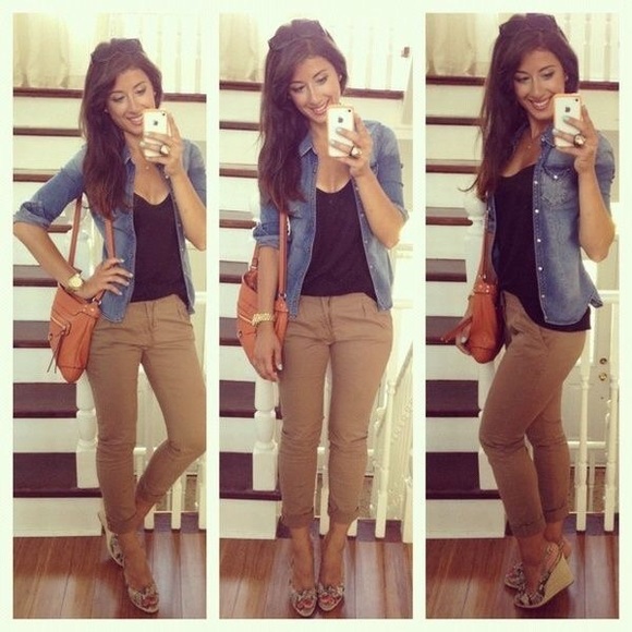 J.Crew Khaki Minnie Pant