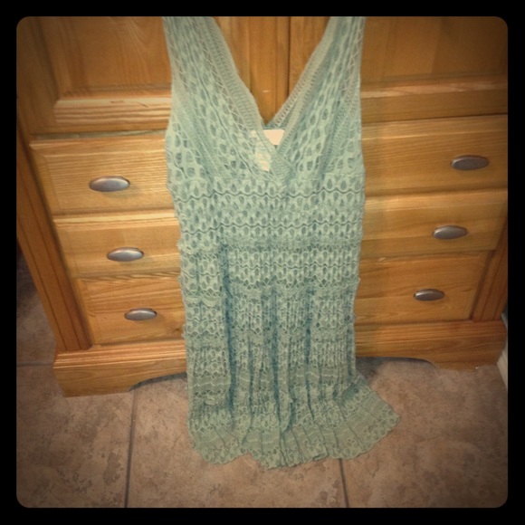 mint green mint colored knee length dress