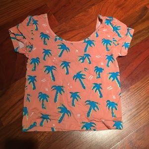 Pom tree crop top