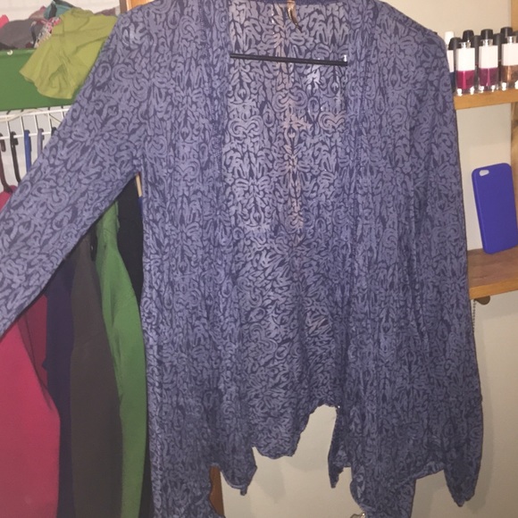Blue Cardigan